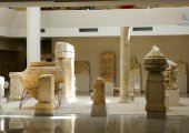 Inside the archeological museum