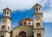 Restructured church in downtown Berat