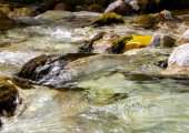 Crystal waters of Valbona river