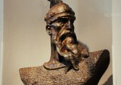 Skanderbeg monument in the museum