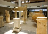 Inside the archeological museum