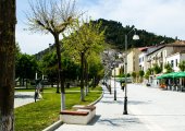 Pedestrian street in Berat